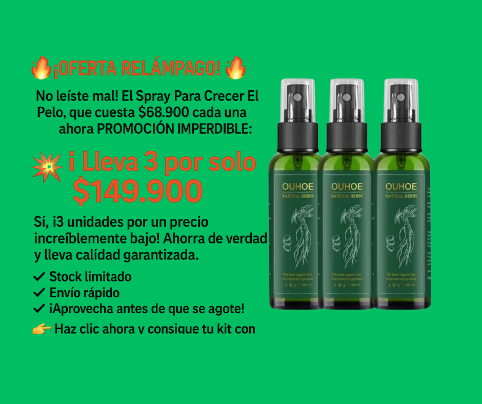 Spray Para Crecer El Pelo OUHOE