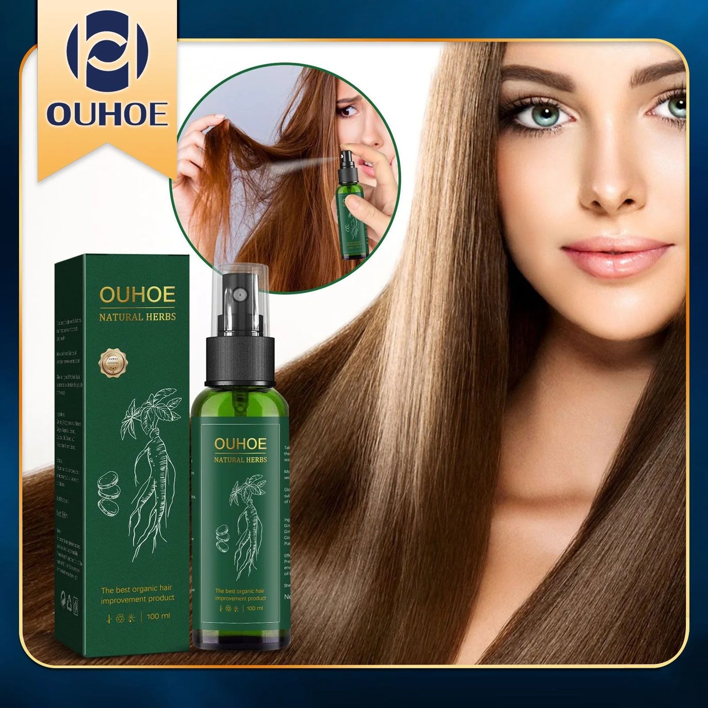 Spray Para Crecer El Pelo OUHOE